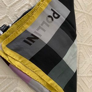 Pollini silk scarf